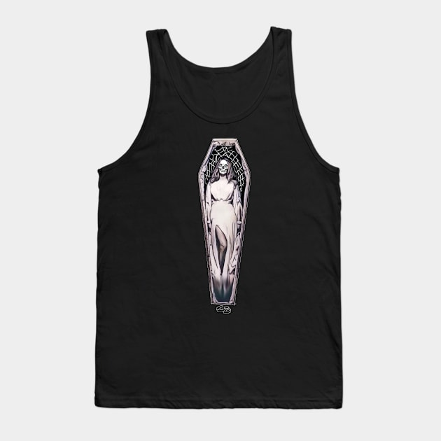 Coffin Girl Tank Top by thechristianbernal